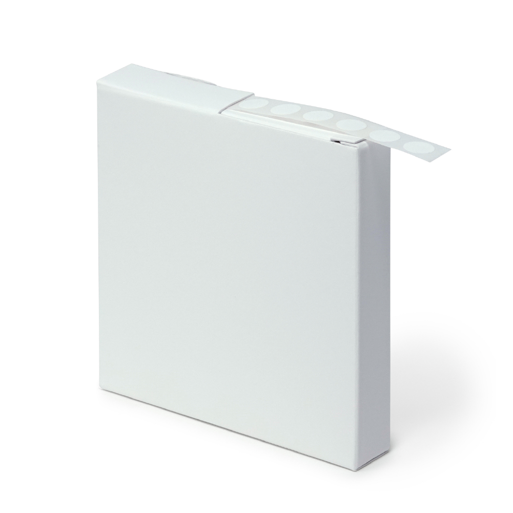 Globe Scientific Label Rolls, Cryo, 9.5mm Dots, for 0.5-1.5mL Tubes, White Image